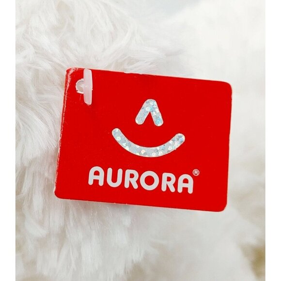 Aurora Stompers Sophie Puppy White Plush 11" Lovey Stuffed Toy NEW - Picture 5 of 6